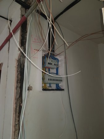 Замена электрики в квартире Фрунзе 92