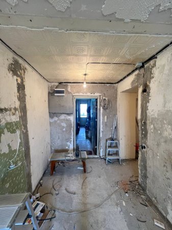 Замена электропроводки в двухкомнатной квартире, Томск (ул. Гагарина)